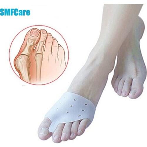 2Pcs Hot Sale Big Toe Bunion Splint Straightener Corrector Foot Pain Relief Hallux Valgus Supports for Unisex Foot Massager