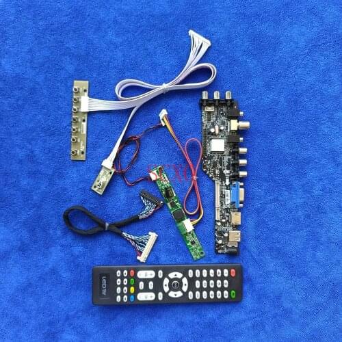 30-Pin LVDS AV VGA USB HDMI-compatible LED LCD Display drive board Fit M240HVN01.0/M240HVN01.1 DIY Kit Signal Digital 1920*1080