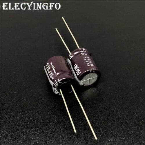 5pcs/50pcs 270uF 35V270uf NICHICON PA Series 10x13mm Low Impedance Miniature Sized 35V270uF Aluminum Electrolytic capacitor
