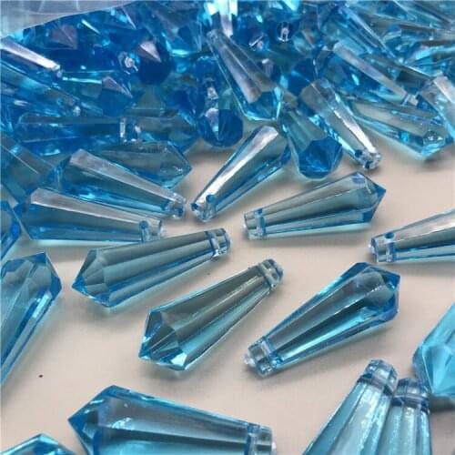 Ornament Accessories 14 X37mm Tipped Bead Acrylic Beads Door Curtain Lighting Accessories charms for bracelet making