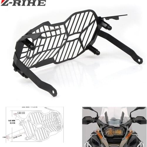 For BMW R1200GS Headlight Protector Guard Lense Cover for BMW R 1200 GS Adventure 2014 2015 2016 Quality stainless steel 03-16