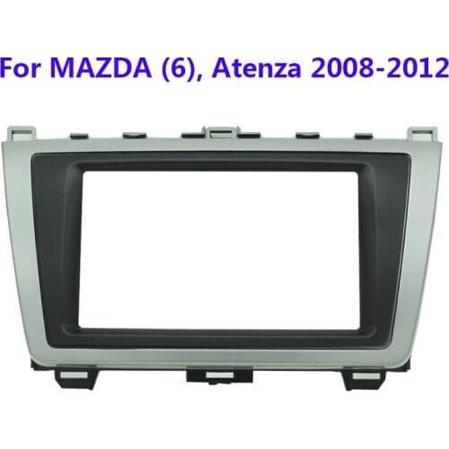 08-011 Double 2 Din Car Radio Frame dash kit Panel Adapter for MAZDA 6 Atenza 2008-2012 Car Radio DVD Installation Trim Fascia