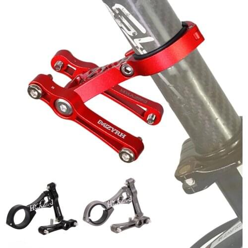 Bicycle Double Bottle Cage Conversion Seat Adapter Mount Adjustable MTB Road Bike Handlebar Water Bottle Holder Seat Post Mount