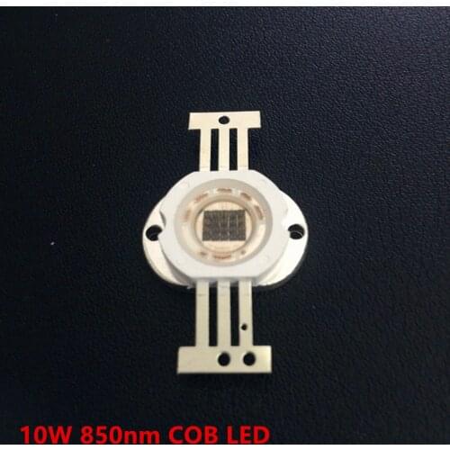 9 Chips Infrared Emitting Infrared led 10W High Power 850nm COB IR Array Infrared Lamp IR LED For Security Computer Printer ect