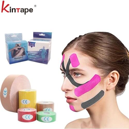 Kinesiotape Physiotherapie Muscle Pain Relif Face Lifting Beauty Tape Remove facial wrinkles
