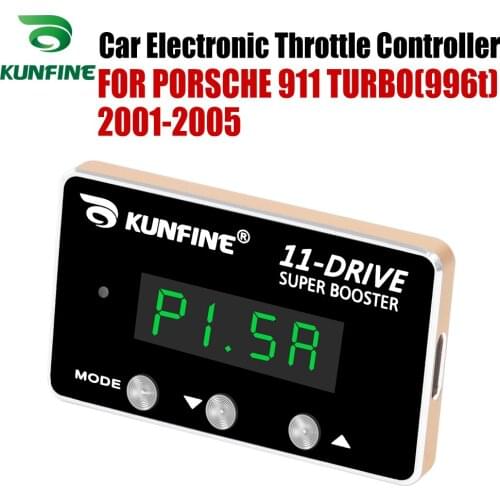 KUNFINE Car Electronic Throttle Controller Racing Accelerator Potent Booster For PORSCHE 911 TURBO(996t) 2001-2005 Tuning Parts