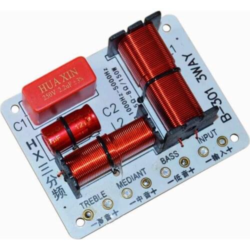 HOT-Quickbuying Professional 150W Multi Speaker Audio Frequency Divider 3 Way Crossover Filters Acoustic Components