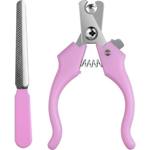 Dog Nail Clipper Pet Cat Dog Nail Trimmer Cutter with Sickle Stainless Steel Grooming Scissors Clippers for Pet Claws Supplies