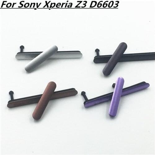 New Original Micro SD SIM Card Charging Slot Port Dust Plug USB Cover For Sony Xperia Z3 D6603 SOL26 D6653 dust cover