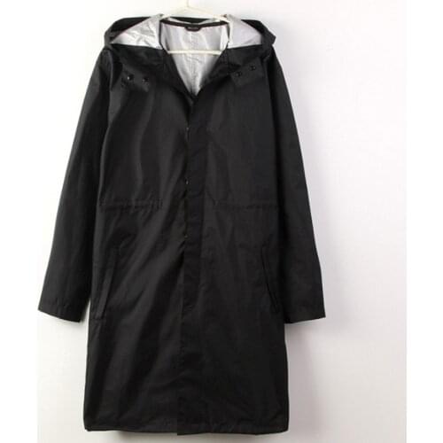 Black/Blue cloak Raincoat Men waterproof long fishing Rain Coat Men Ponchos Jackets Chubasqueros Impermeables capa de chuva