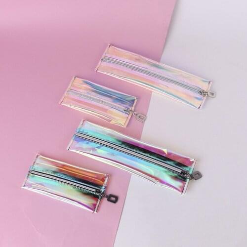 Portable TPU Colorful Makeup Cosmetic Bag Travel Outdoors Waterproof Environment-Friendly Bag Storage Bag