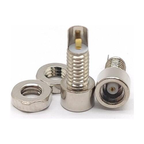 DIY Silver MMCX Socket Female Beryllium copper Plated Connector for Earphone Headphone Earbuds case change plug (1 Pair)