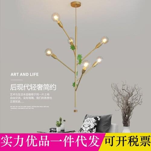 Post modern golden black vertical pendant light lamp upright LED hanging pendant lamp light fixture vertical