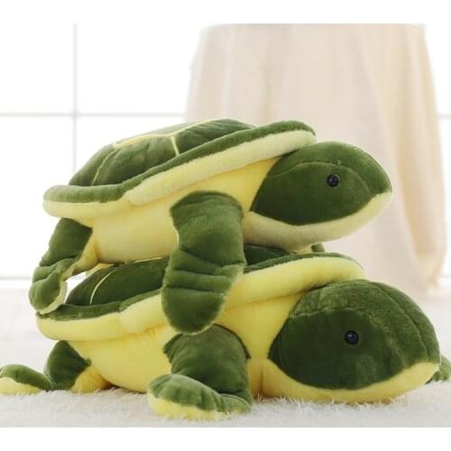 Super Cute 40cm-90cm Green Sea Turtles / Tortoise Plush Toys Lovely Turtle Soft Stuffed Animals Doll Pillows Baby Kid Cute Gifts