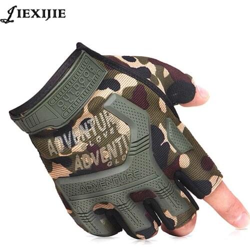 2017 Half Finger Tactical Gloves Outdoor Seals Force Outdoor Cycling Army Fan CS Cycling Hiking Gloves for men