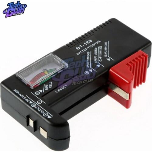 9V BT168 Portable Universal Digital Battery Tester Volt Checker For AA AAA Button Multiple Size Battery Tester Checker