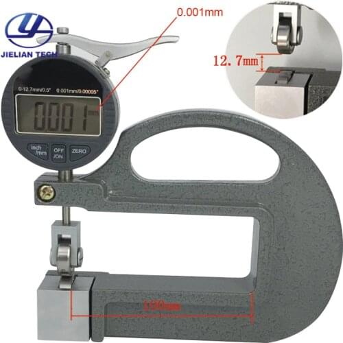 Digital Display 0.001mm Plastic Thickness Gauge