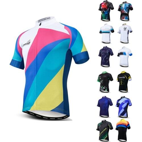 UFOBIKE Cycling Jersey Mens Bike Summer Pro MTB Shirts Short Sleeve Team Maillot Ciclismo Bicycle Jackets