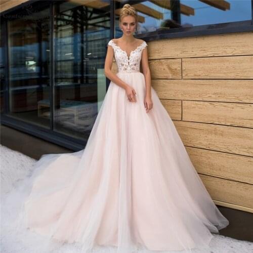 Boho Wedding Dress 2021 Short Sleeve Appliqued Beach Bride Dress A-Line Tulle Bride Women Formal Skirt vestido de novia