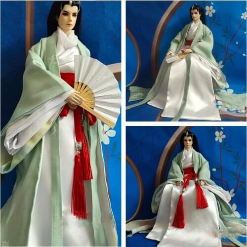 1/6 Figure Doll OB27 1/4 1/3 BJD Clothes Ancient Costume Hanfu Dress Samurai Outfit For BJD/SD ID75 Strong Uncle 80cm Doll B0284