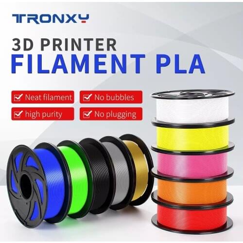 TRONXY 10 Color Filament 1.75mm 1KG PLA For Low Shrinkage Consumable For 3D Printer And 3D Pens