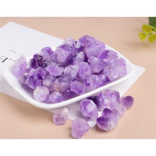 100g Natural Amethyst Crystal Healing Stone Geode Amethyst Mineral Specimen Original Quartz Gift Decorative Crystal Stone