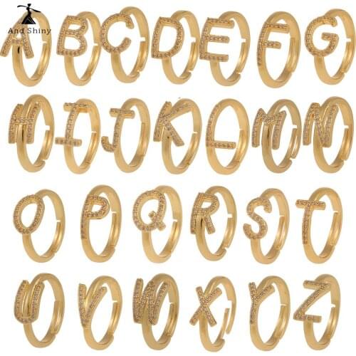 Andshiny Women's Gold Rings