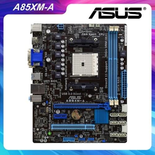 Socket FM2 USB3.0 For ASUS A85XM-A Original Used Desktop for AMD A85X SATA A10CPU Motherboard DDR3