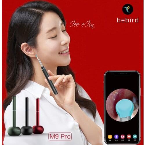 Bebird M9 Pro Smart HD Visual Ear Stick Cleaner Endoscope 300W Mini Camera Otoscope Borescope Health Care Ear Wax Removal Picker