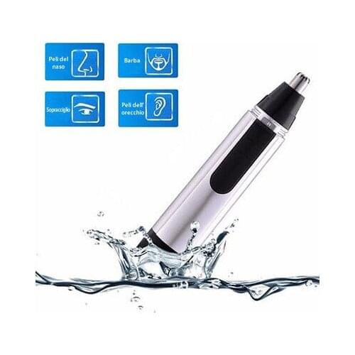 Razor TRIMMER NOSE SHAVER NOSE ear hair size men battery body 99 S0475 sent from Italy