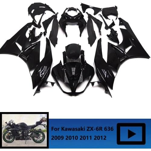 New ABS motorcycle fairing kit for Kawasaki Ninja ZX6R 636 2009 2010 2011 2012 ZX-6R 09 10 11 12 fairing