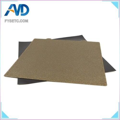 300x300mm Double Sided Textured PEI Spring Steel Sheet + Magnetic B Plate Build Sheet For CR-10S CR10S Lulzbot Taz6