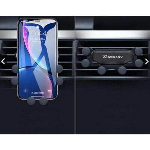 Gravity Car Holder Phone in Car Air Vent Clip Mount Mobile Phone Holder GPS Stand for Hyundai Tucson
