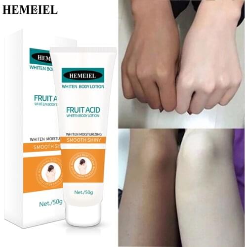 Hemeiel Whitening Cream for Underarm Leg skin Dark Black Lightening Moisturizing Skin Intimate Body Lotion Skin Care
