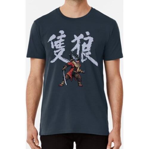 Sekiro Pixel Art T Shirt Sekiro Sekiro Shadows Die Twice Soulsbourne Dark Souls Wolf Young Wolf One Armed Wolf