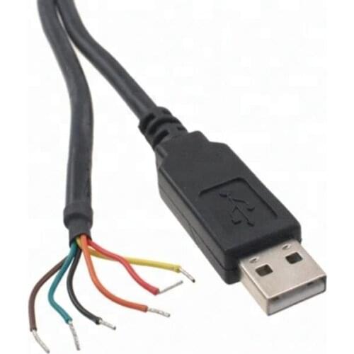 FTDI TTL-232R-3V3 cable, USB to TTL serial 1.8M FT232RL TTL-232R-5V RS232 ttl converter Cable,USB TTL 3.3V Cable
