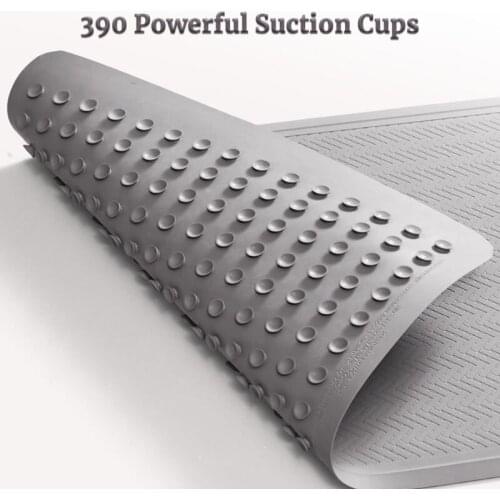 Bathtub Mat Non Slip Bath Mats with Suction Cups Shower Mat for Bathroom Tub Machine Washable Toilet Floor Mat