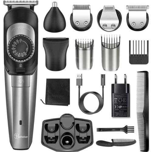 All in one electric hair trimmer for men body shaver rechargeable beard trimmer hair cutting adjustable machine cord cordless