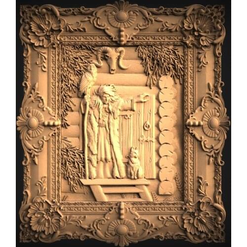 STL Model for CNC Router Engraver Carving Machine Relief Artcam Aspire