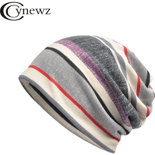 Novelty Hedging Cap Men Skullies Beanies Cotton Autumn Winter Striped Women Knitting Caps Bonnet