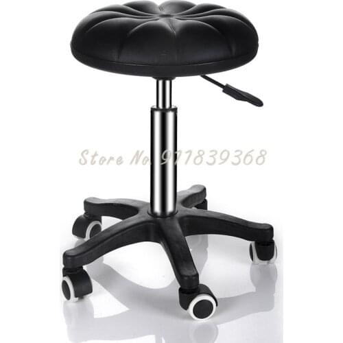 Hairdressing Stool Lift Stool Haixiu Lift Round Stool Hairdressing Stool Big Work Stool Bar Stool Hairdressing Chair Beauty Revo