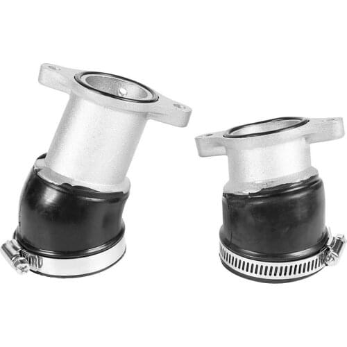 2pcs/set Rubber+Aluminum Carburetor Intake Rubber Aluminum Manufacturing Technology Manifolds Joint Boot Gasket for Honda