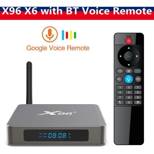 X96 X6 TV Box Android 11 Smart TV Box 8GB RAM 128GB ROM RK3566 Support 4K 2T2R MIMO Dual Wifi 1000M 4GB 64GB 32GB Media Player