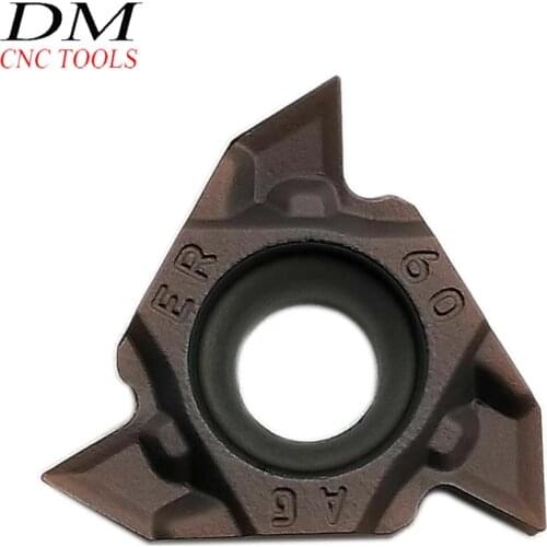 10pcs/box MMT16ER AG60-S VP15TF Threading Inserts 16ER carbide inserts 0.5-3.0 pitch