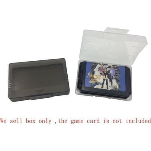 100pcs Storage box protective clear transparent box cover for Sega MD Japan game card