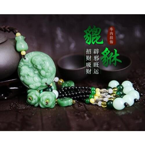 Car pendant car pendant man Bao Ping An high-end car creative pendant lady rearview mirror jewelry Ornaments