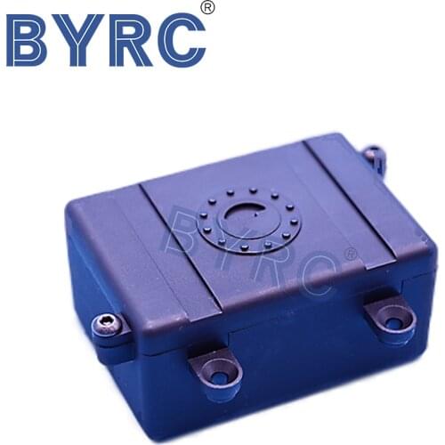 Black Plastic RC Car Radio Receiver Box for 1/10 Axial SCX10 D90 D110 RC Crawler Car