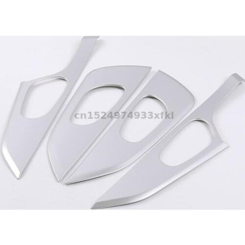 For Nissan X-Trail 2014 High-quality ABS Chrome Interior Accessories Car Inner Door Handle Bowl Sequins Decorative Cover Sticker