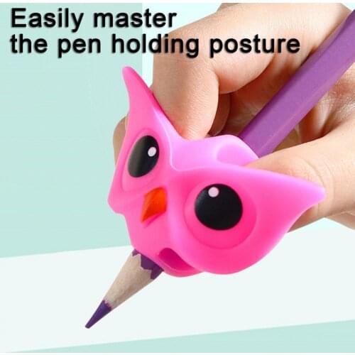 Long Lasting Unique Wear-resistant Silicone Pencil Posture Corrector Silicone Pen Posture Corrector Durable for Gifts