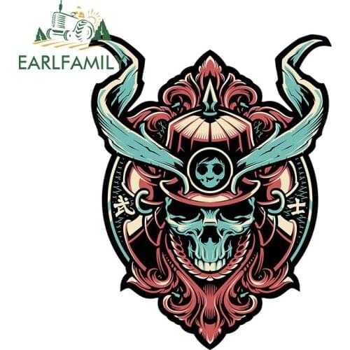 EARLFAMILY 13cm x 9.9cm for Samurai Car Stickers Window Fine Decal Surfboard Funny Waterproof Custom Printing Decoration
